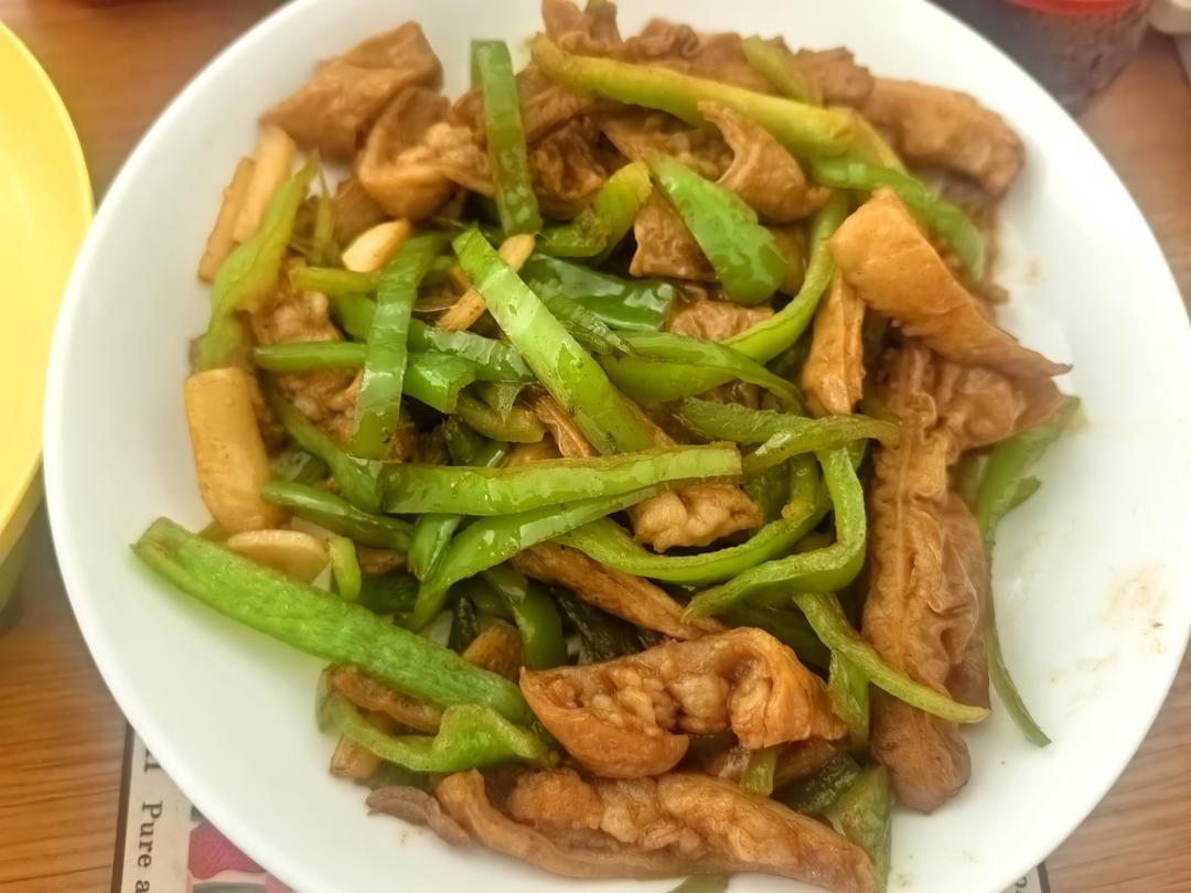 青椒炒猪肚丝