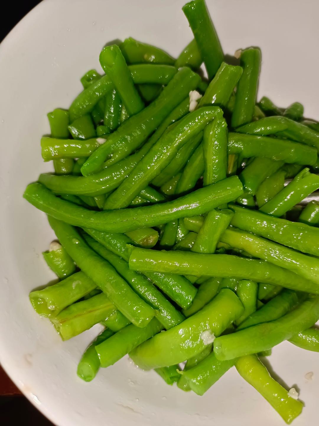 健康少油蒜泥拌长豆（豇豆）