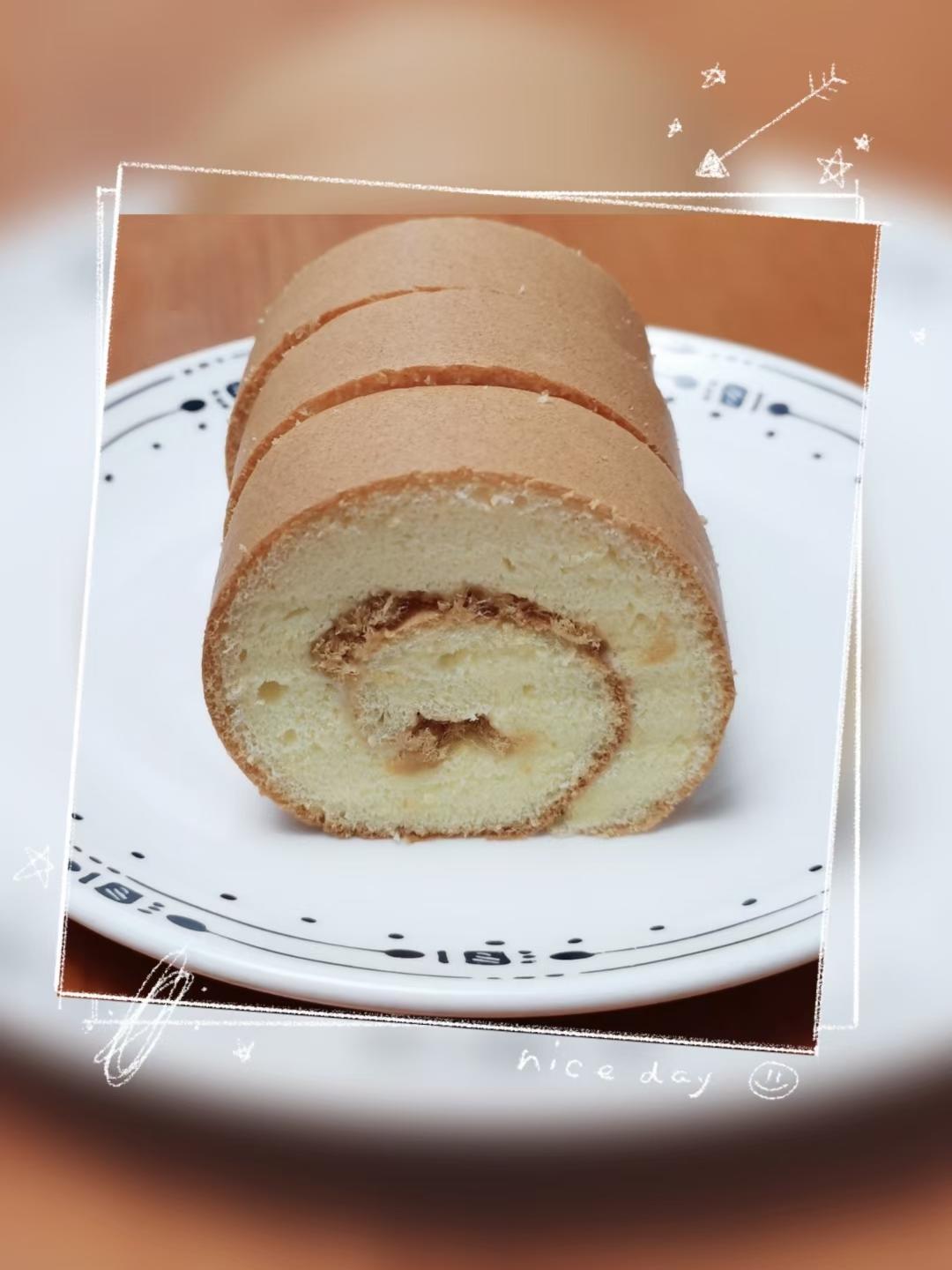 怎么卷都不裂的肉松蛋糕卷