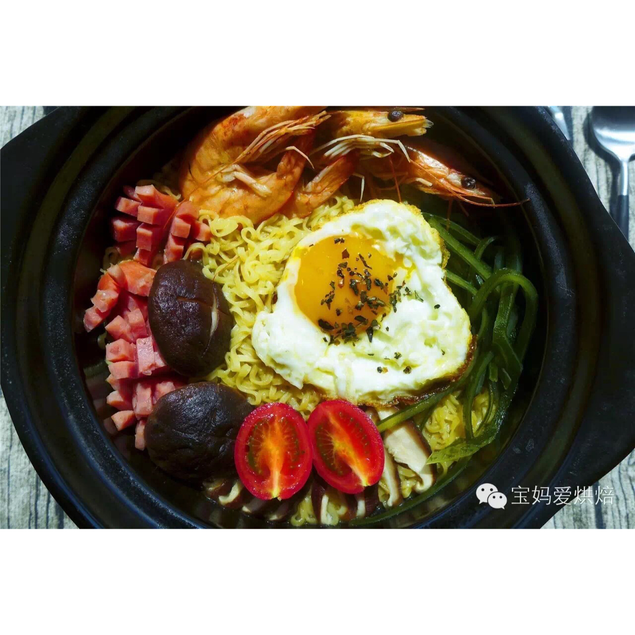 满足食欲的深夜秘密 森系浓香泡面