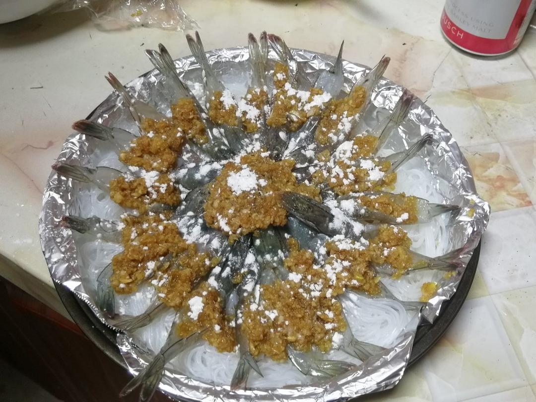 蒜蓉粉丝蒸基围虾