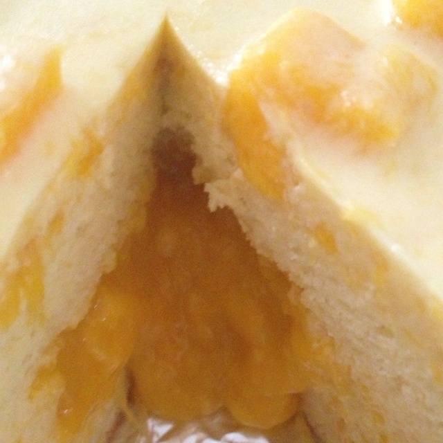 芒果流心芝士蛋糕