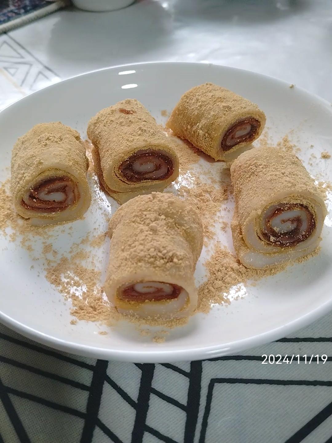 恣意忘形-好做的驴打滚/豆面糕/如何做黄豆粉