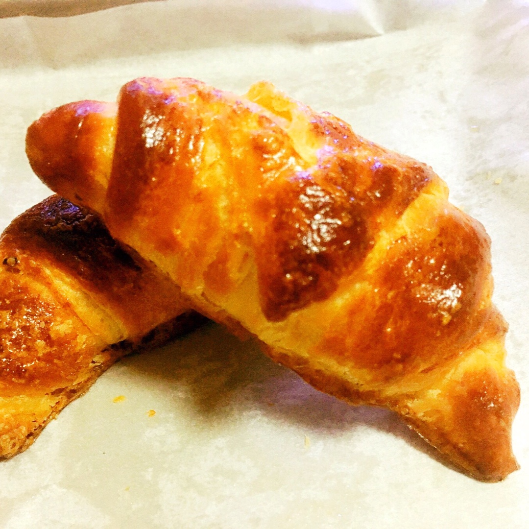 牛角面包Croissant（面包机＋手工）
