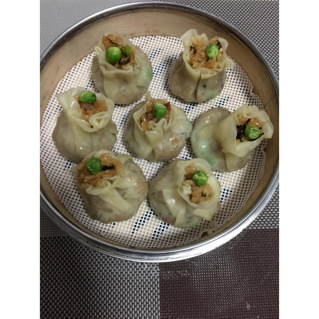 梅干菜腊肉馄饨皮糯米烧麦