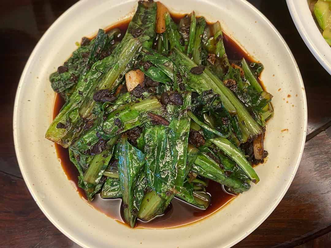 豆豉鲮鱼油麦菜