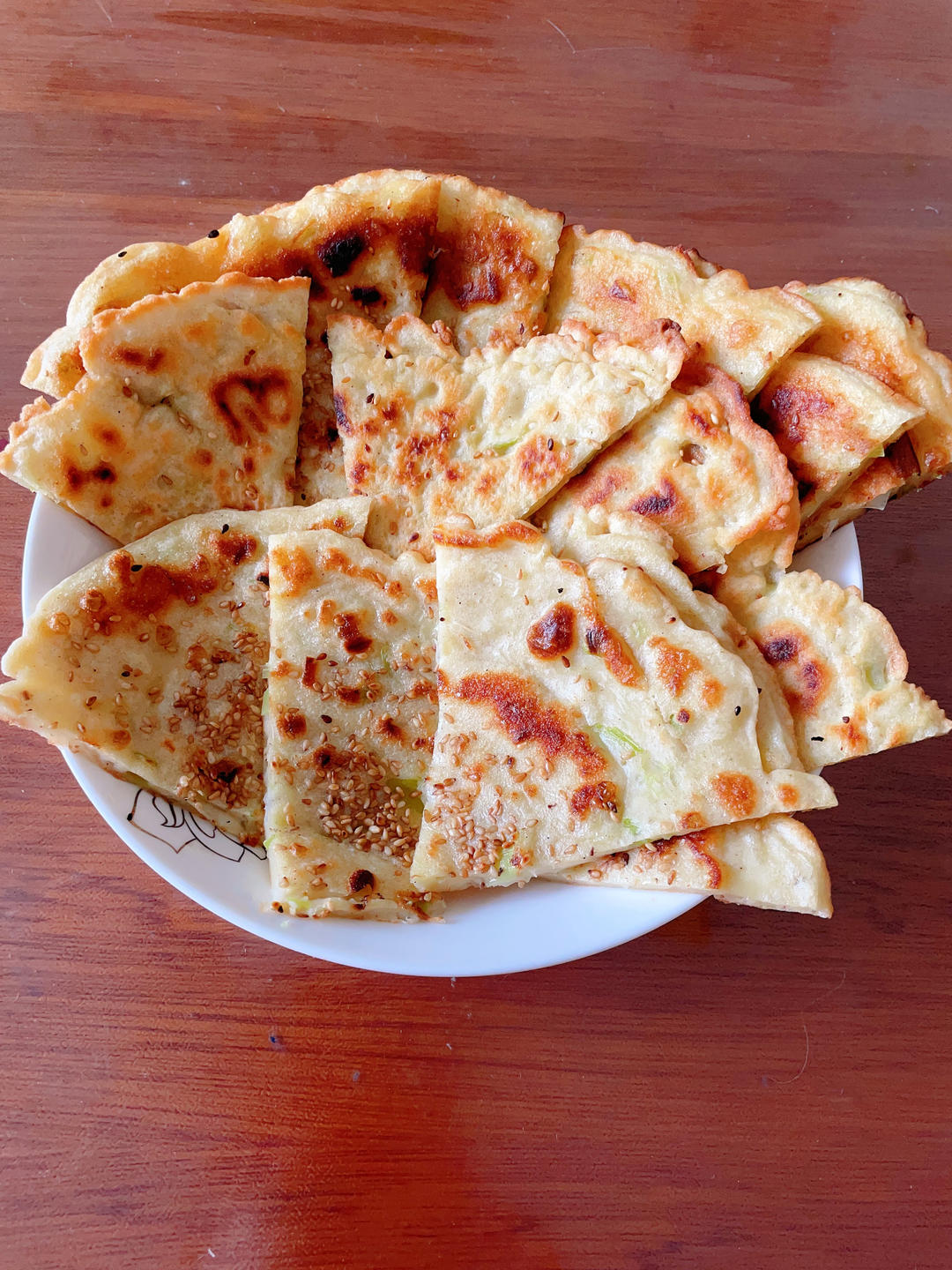 五分钟早餐：小葱鸡蛋饼
