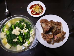 小白菜炖豆腐的做法 步骤8