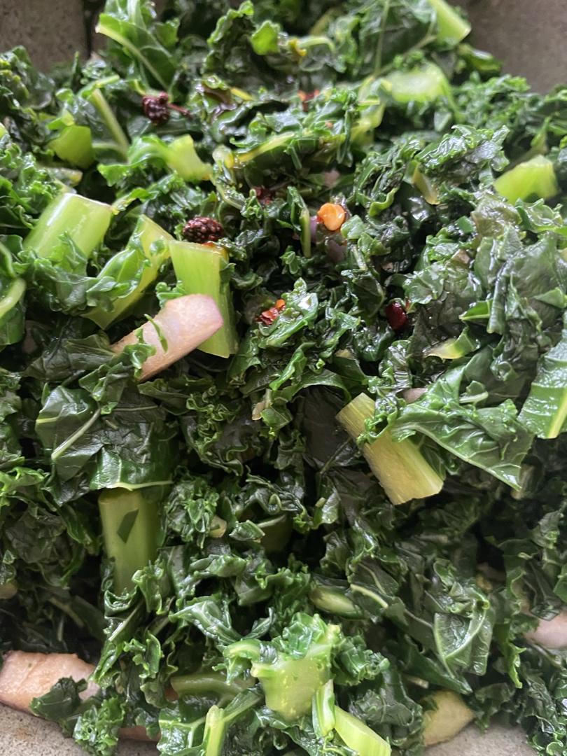 闻音avenue做的凉拌羽衣甘蓝