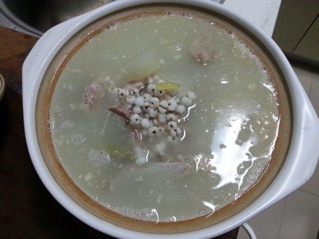 冬瓜薏米龙骨汤
