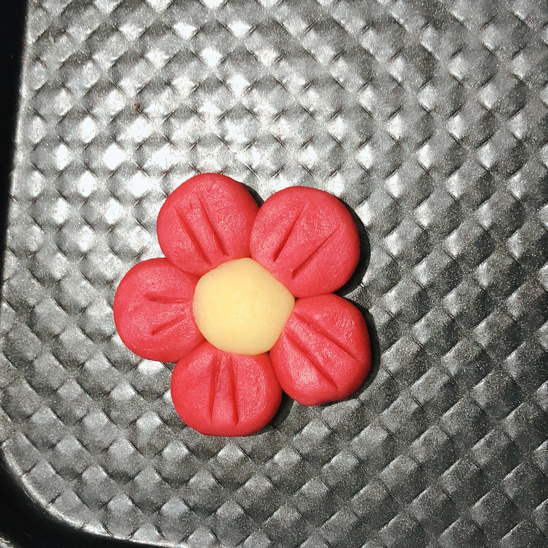 送你一朵小红花｜烘培小白也能搞定的花朵曲奇饼干