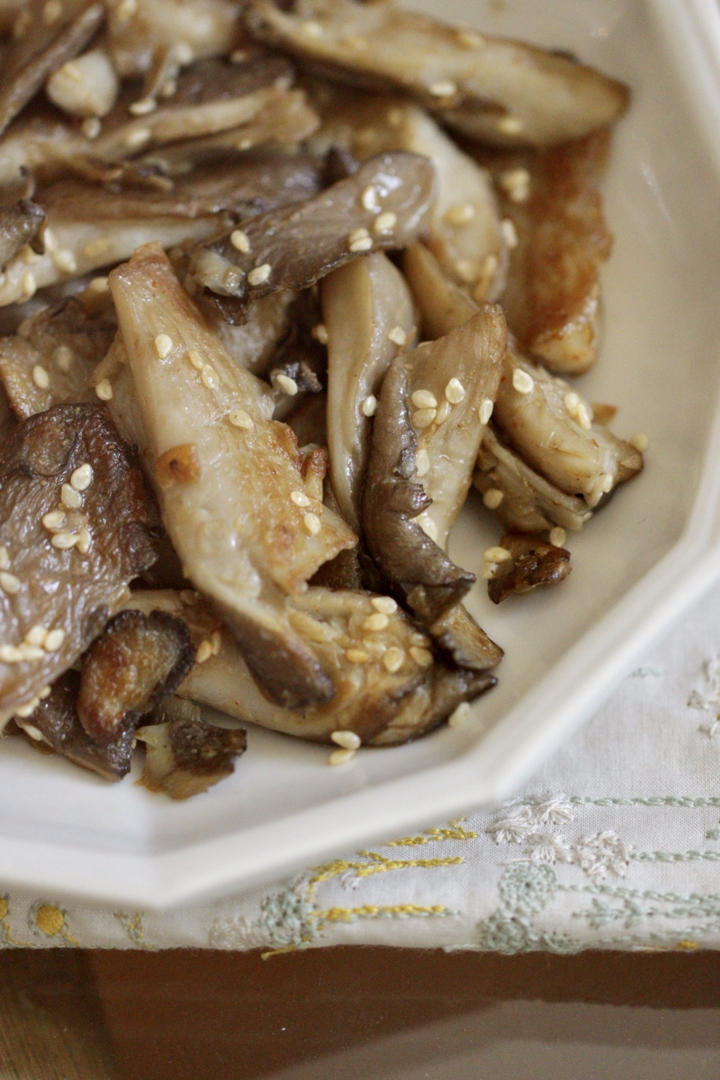 air58做的干煸平菇有肉的味道