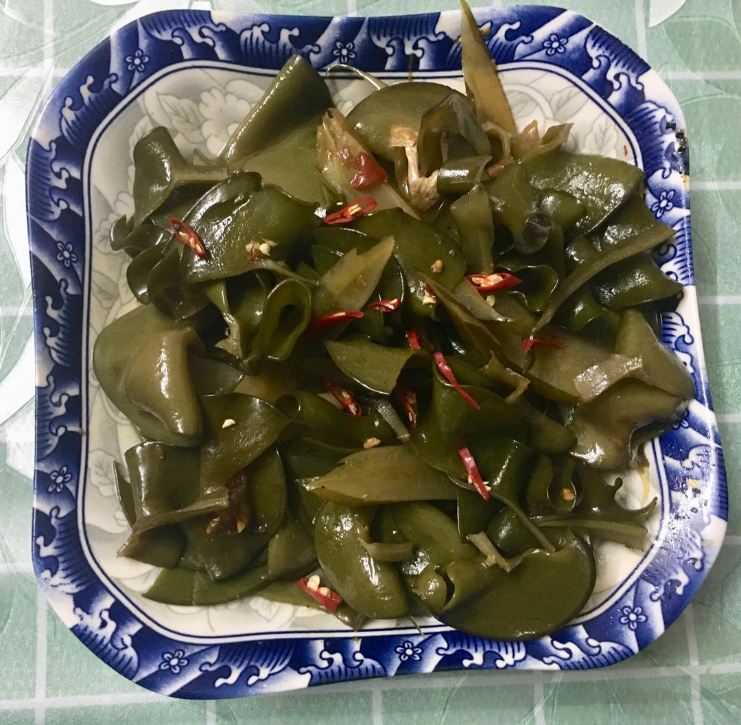 淇梅做的凉拌海白菜