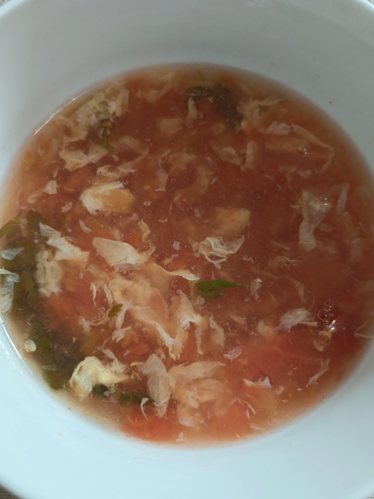 西红柿蛋黄汤