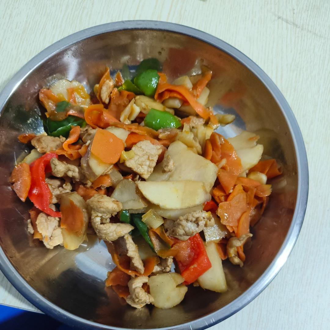 油香油香的猪肉炒洋姜（鬼子姜）