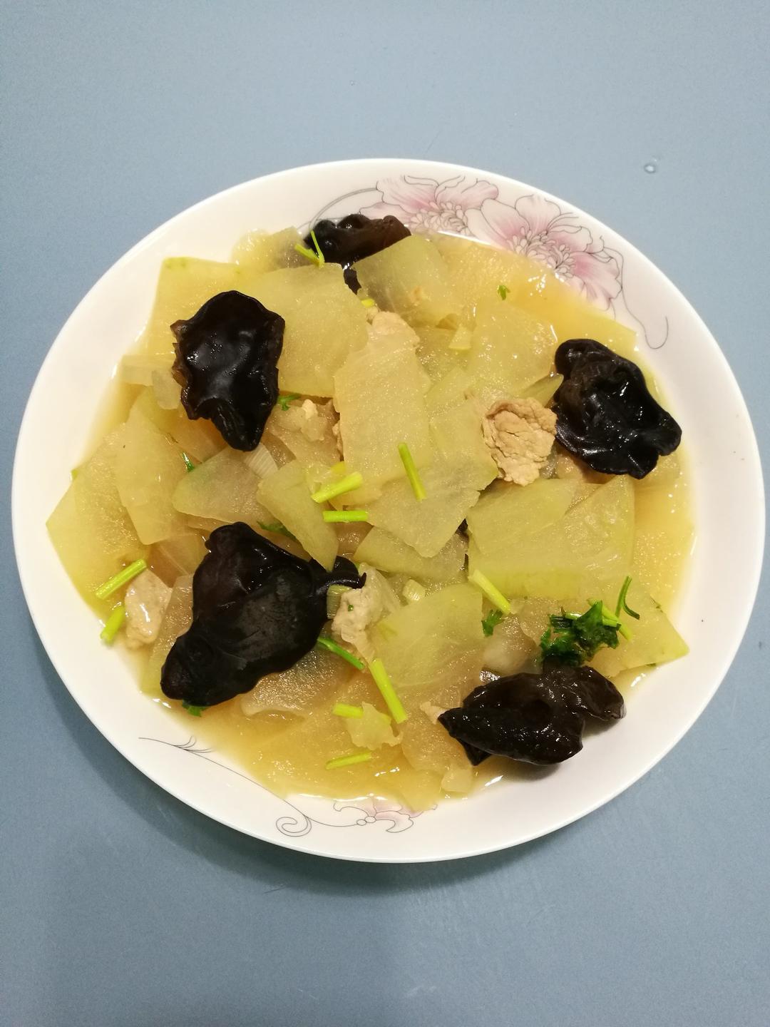 快手菜：冬瓜炒肉片（健康版）