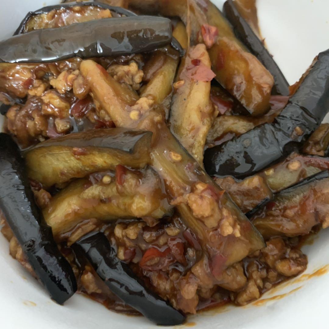 红烧肉沫茄子