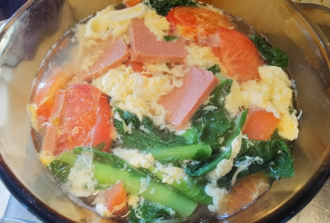 西红柿蔬菜蛋花汤的做法
