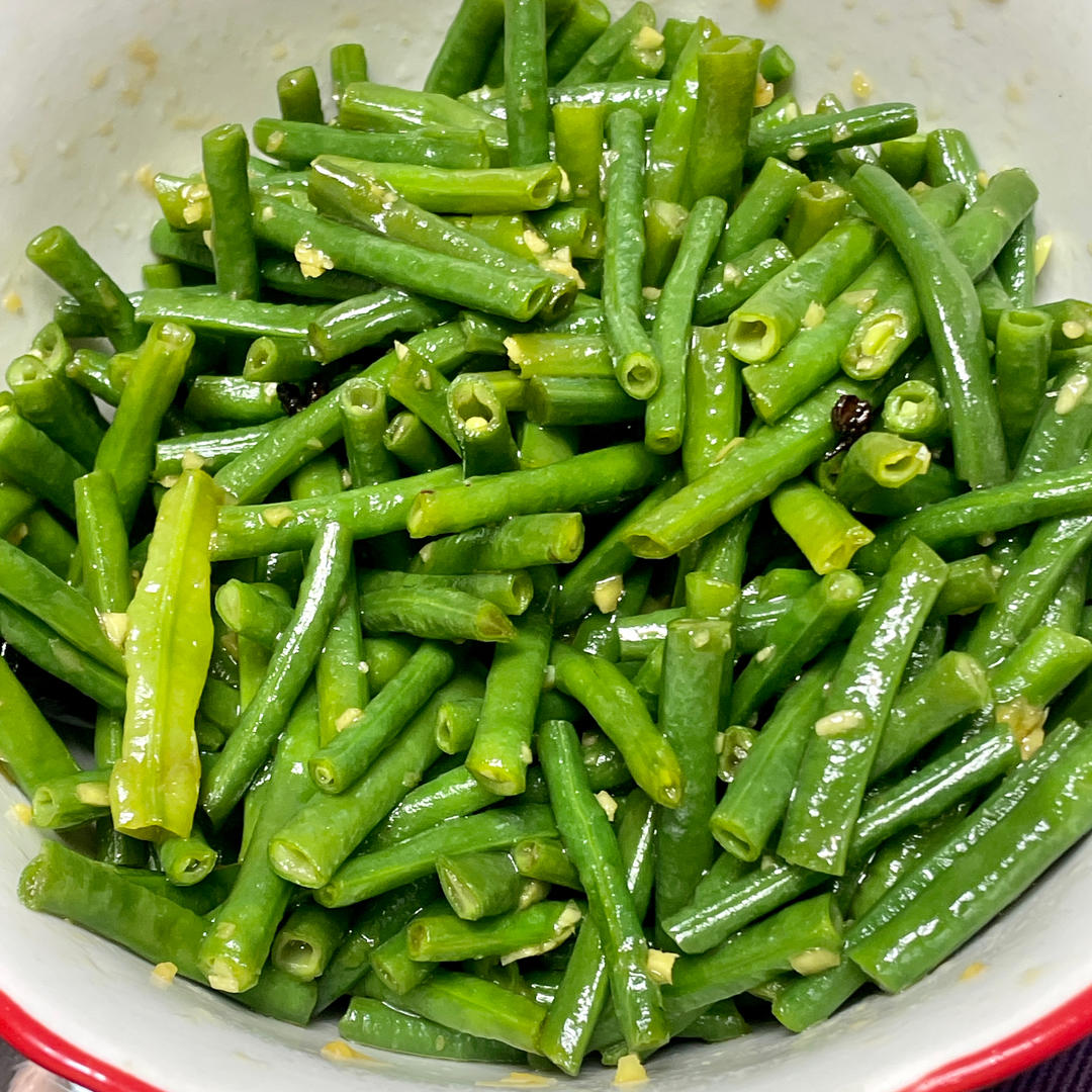 夏日爽口小拌菜～超级好吃的炝豇豆