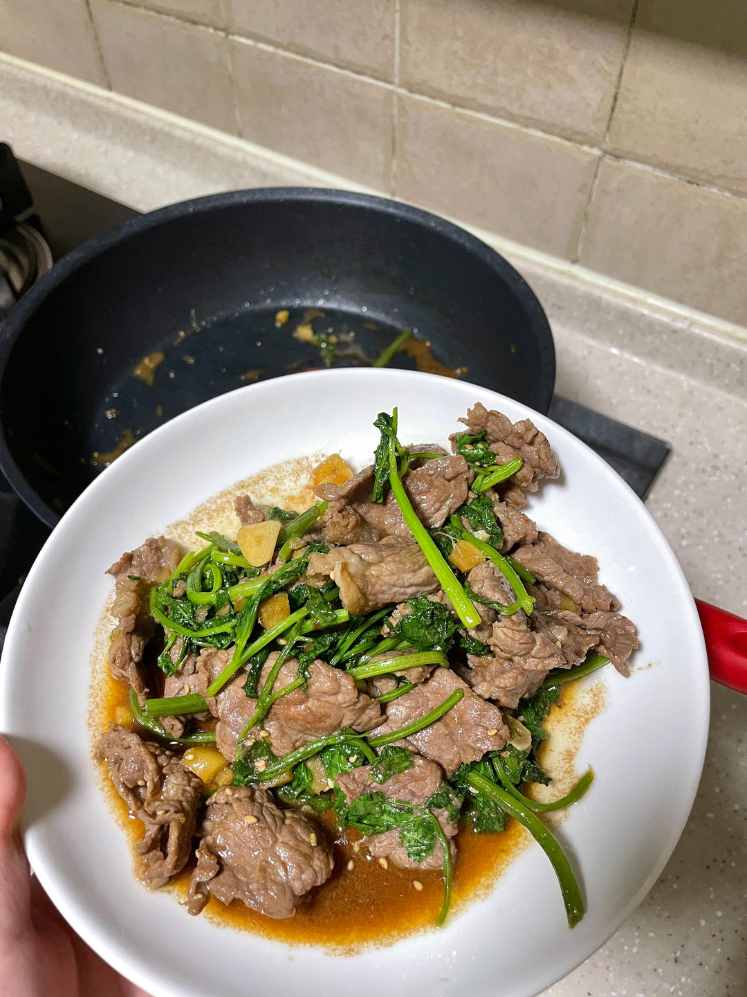 小炒黄牛肉，肉嫩味香！太好吃了简直是米饭杀手！