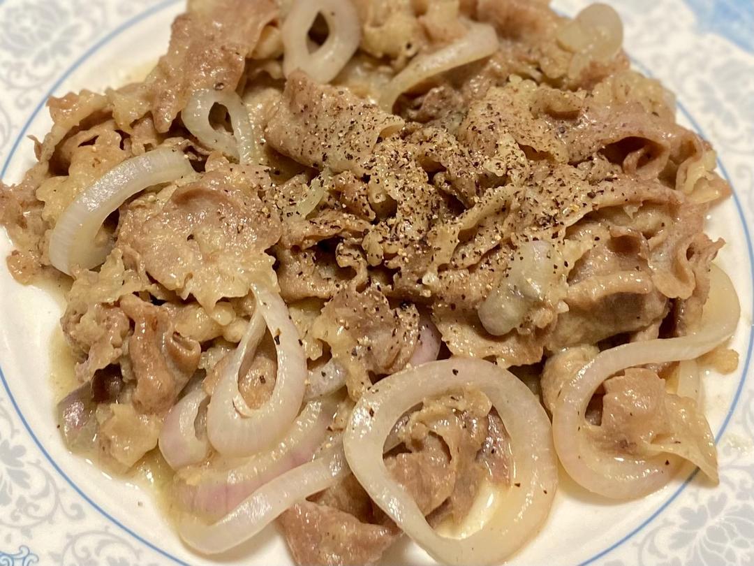 洋葱肥牛的做法