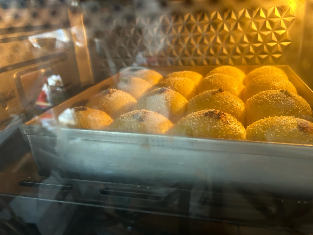 南瓜奶油小餐包（一次发酵）