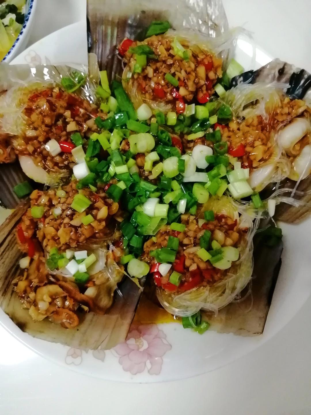 蒜蓉蒸带子