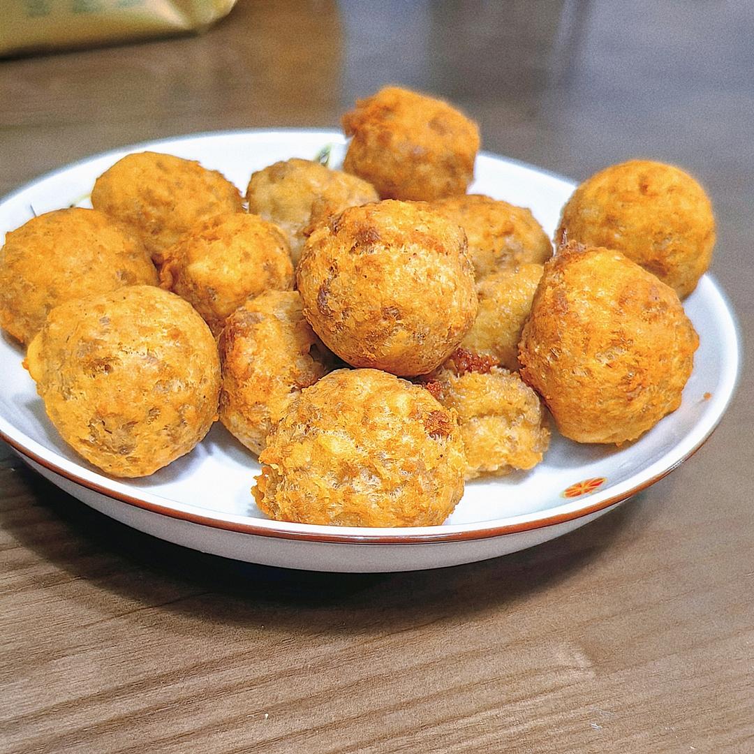 吃不腻的香酥猪肉丸