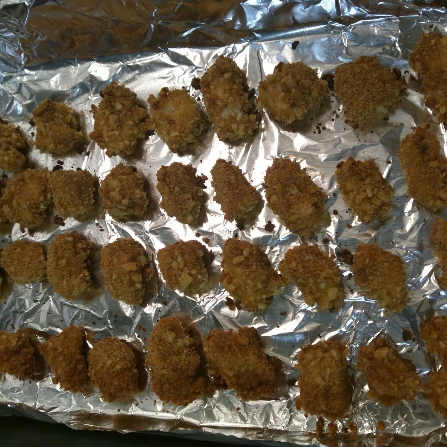 低卡低脂烤箱版鸡米花