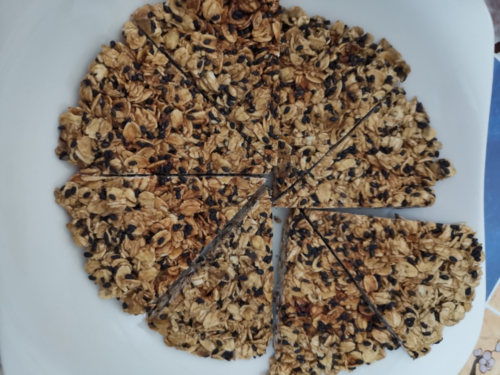 微波炉之简易低脂低糖小零食燕麦饼干的做法
