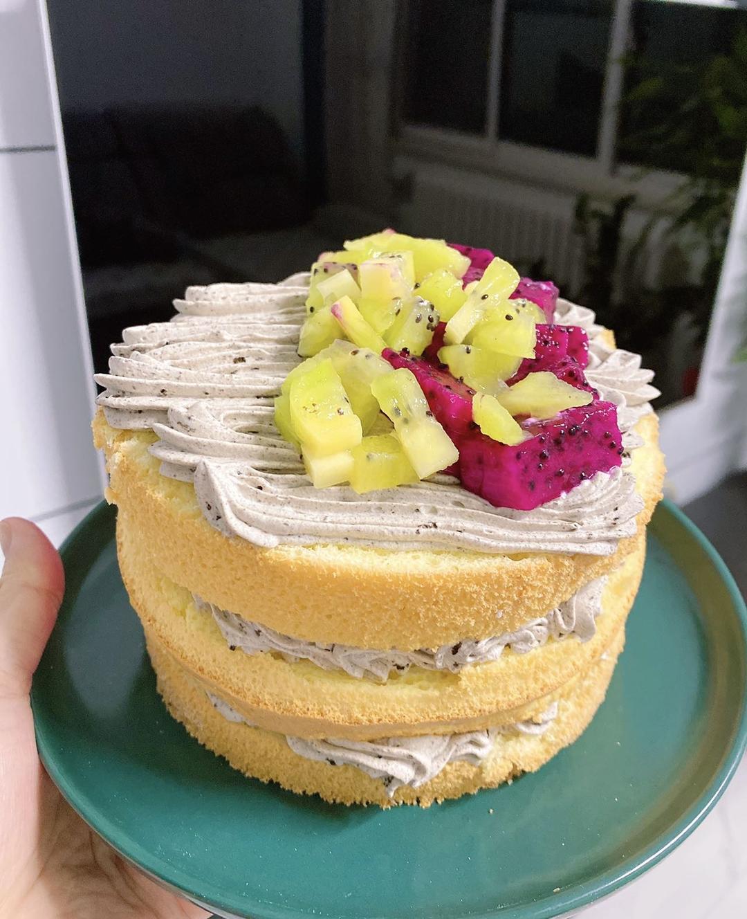 超柔软6寸戚风蛋糕(附8寸配方)零失败 超详细‼️含操作视频