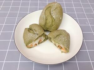 【中种法】抹茶肉桂南瓜麻薯坚果软欧的做法 步骤10
