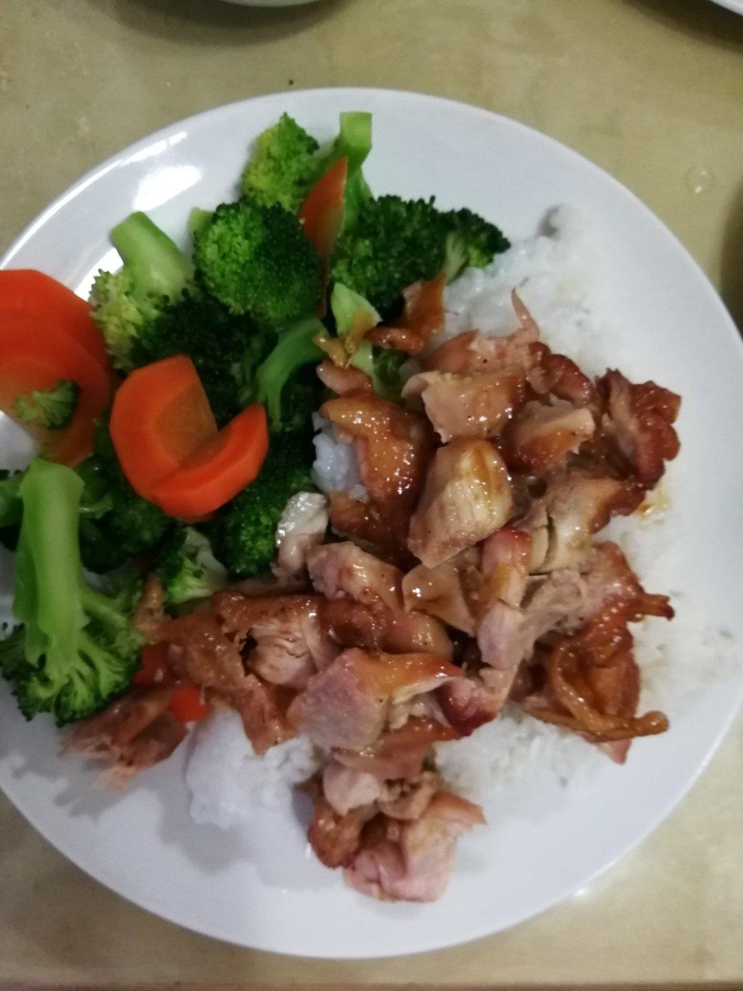 【照烧鸡腿饭】