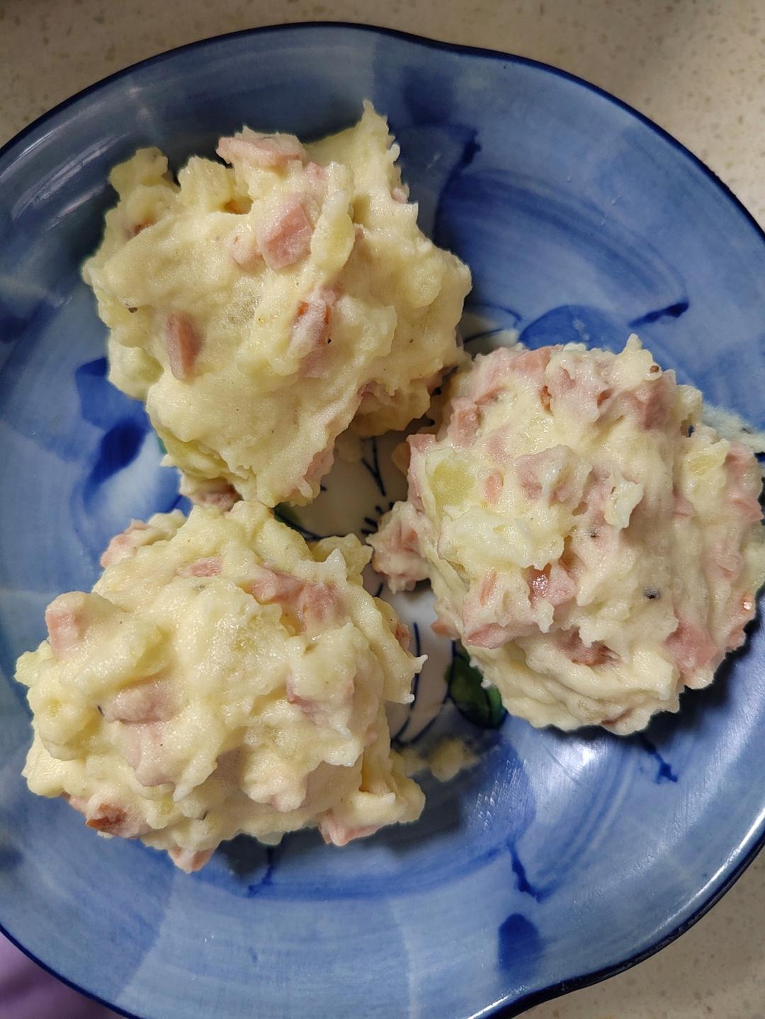 火腿土豆泥