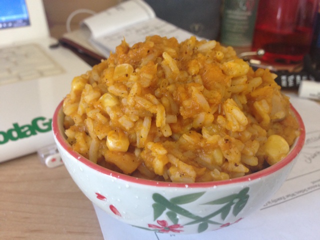 南瓜酱炒饭