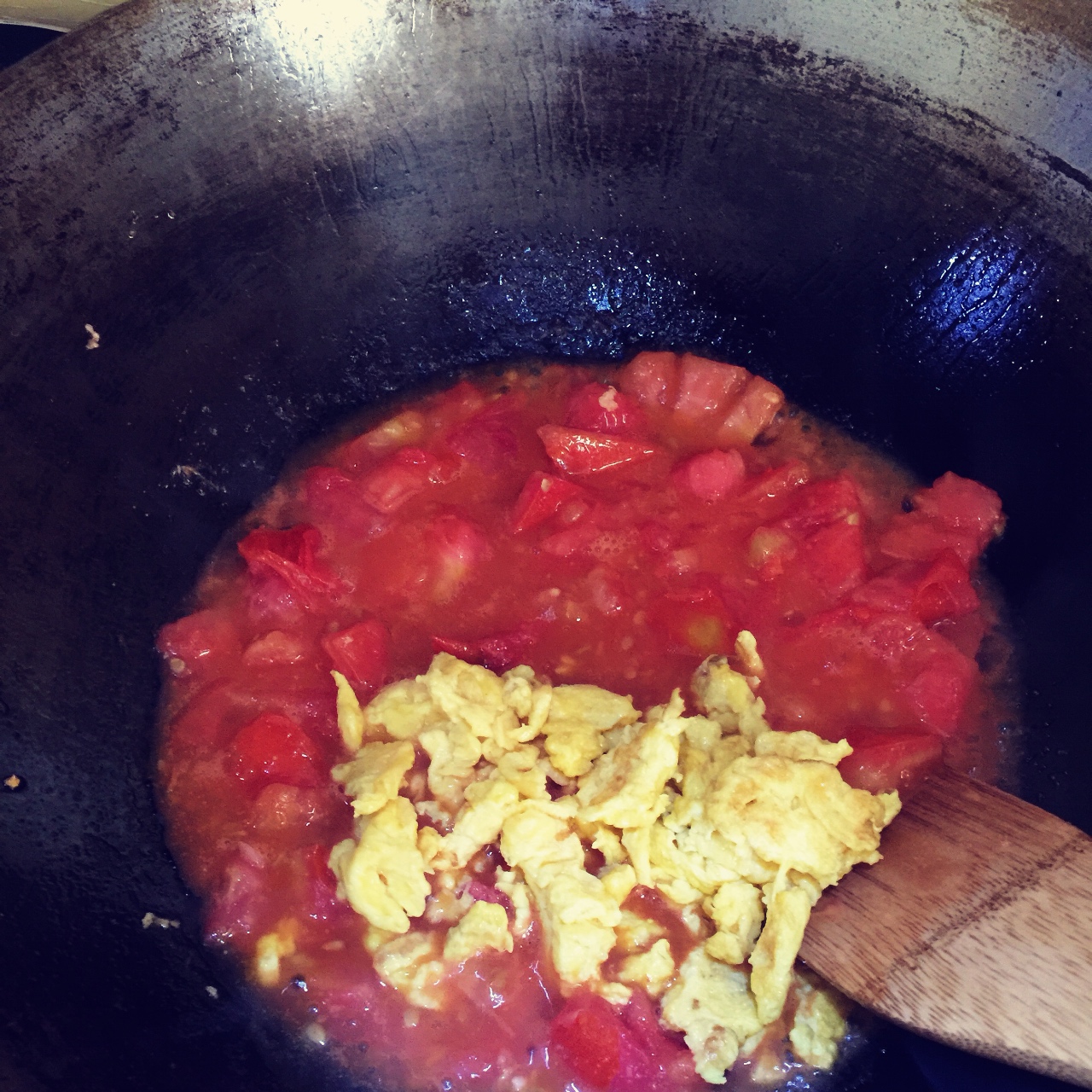西红柿炒鸡蛋的做法 步骤4