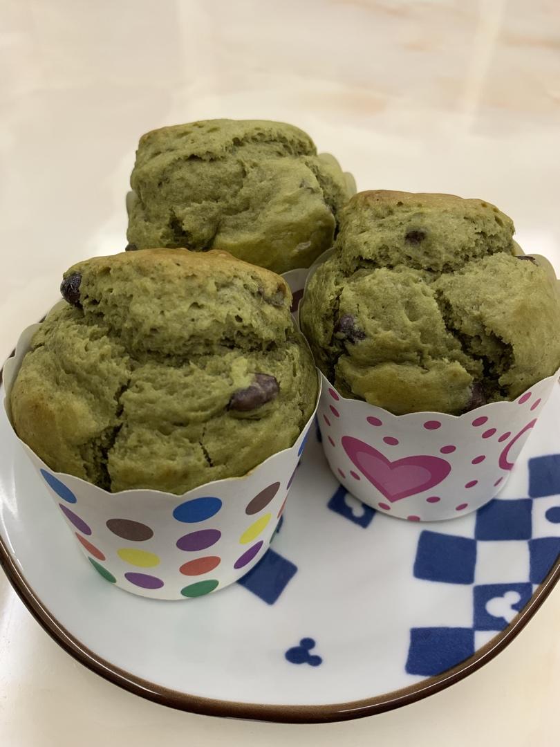抹茶红豆玛芬