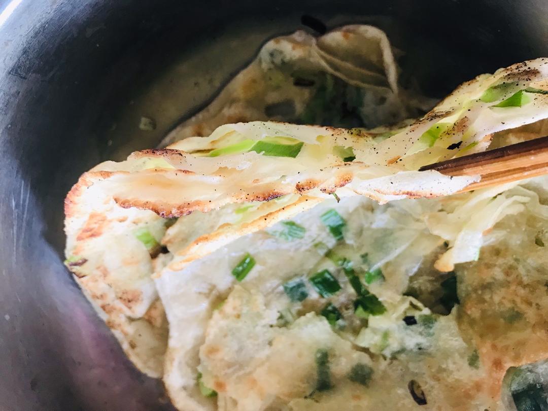 葱油饼（饺子皮版）