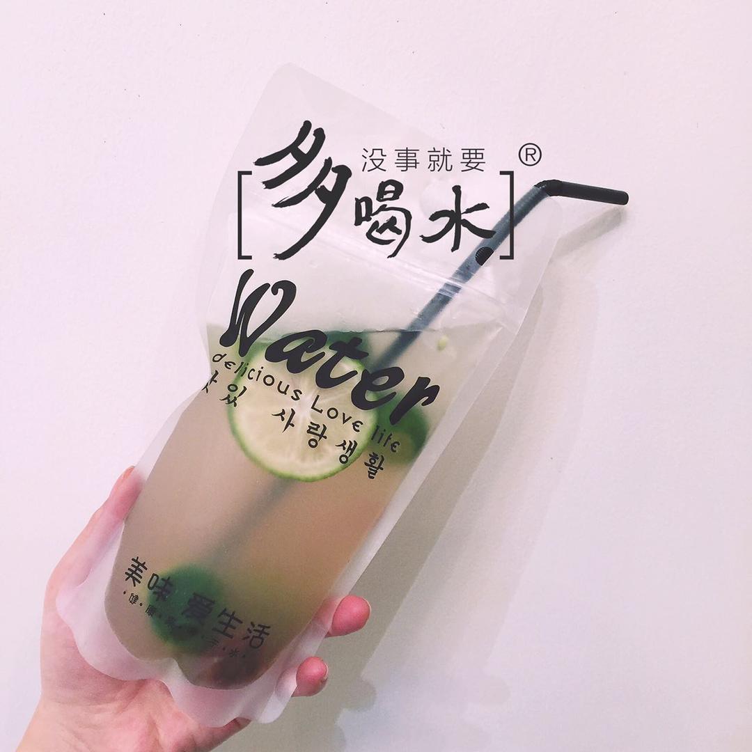 夏日饮品桔子冰