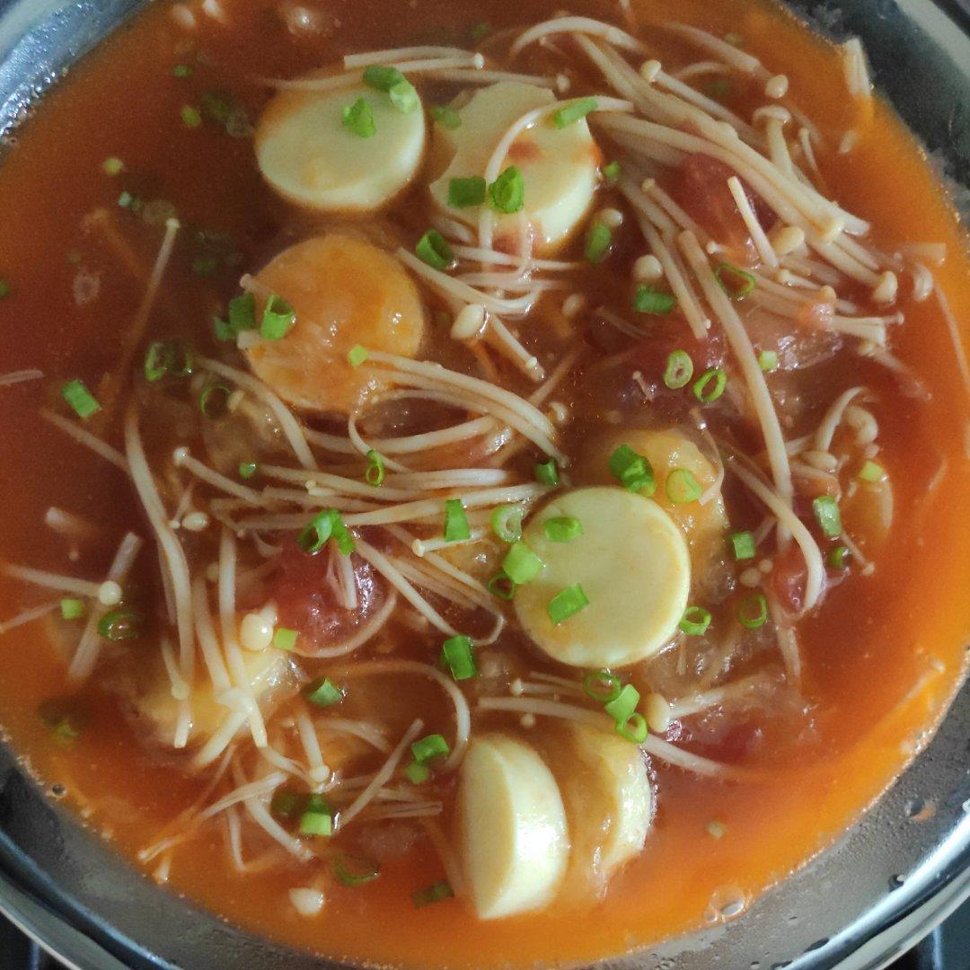 金针菇烧日本豆腐