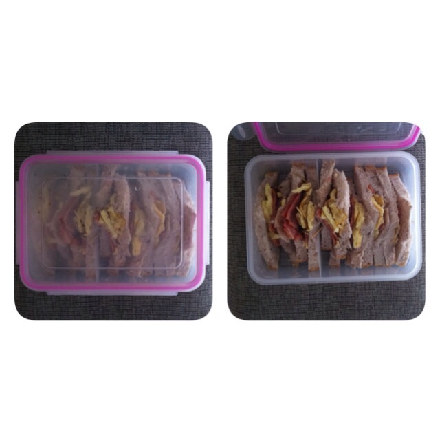 火腿芝士三明治