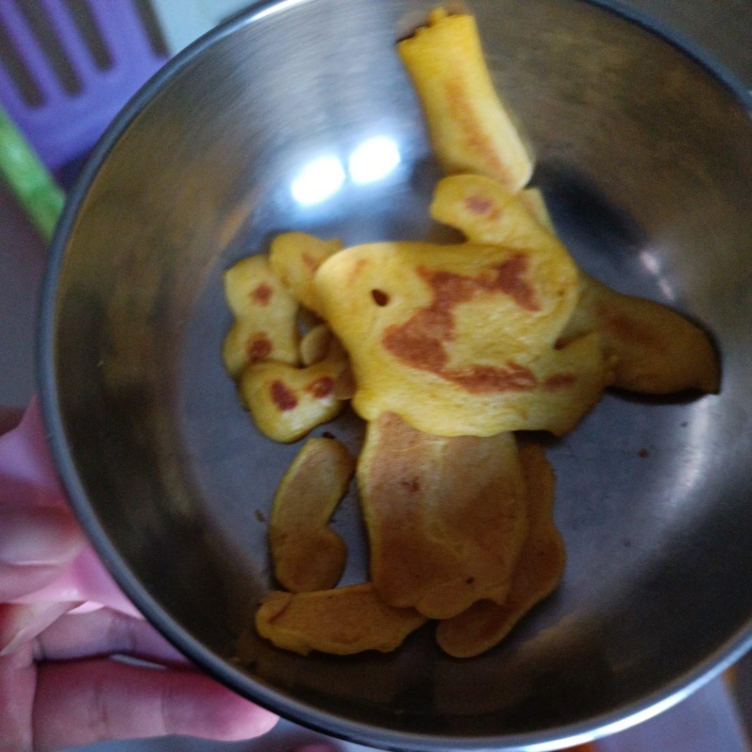 婴儿辅食手指食物南瓜松饼8+