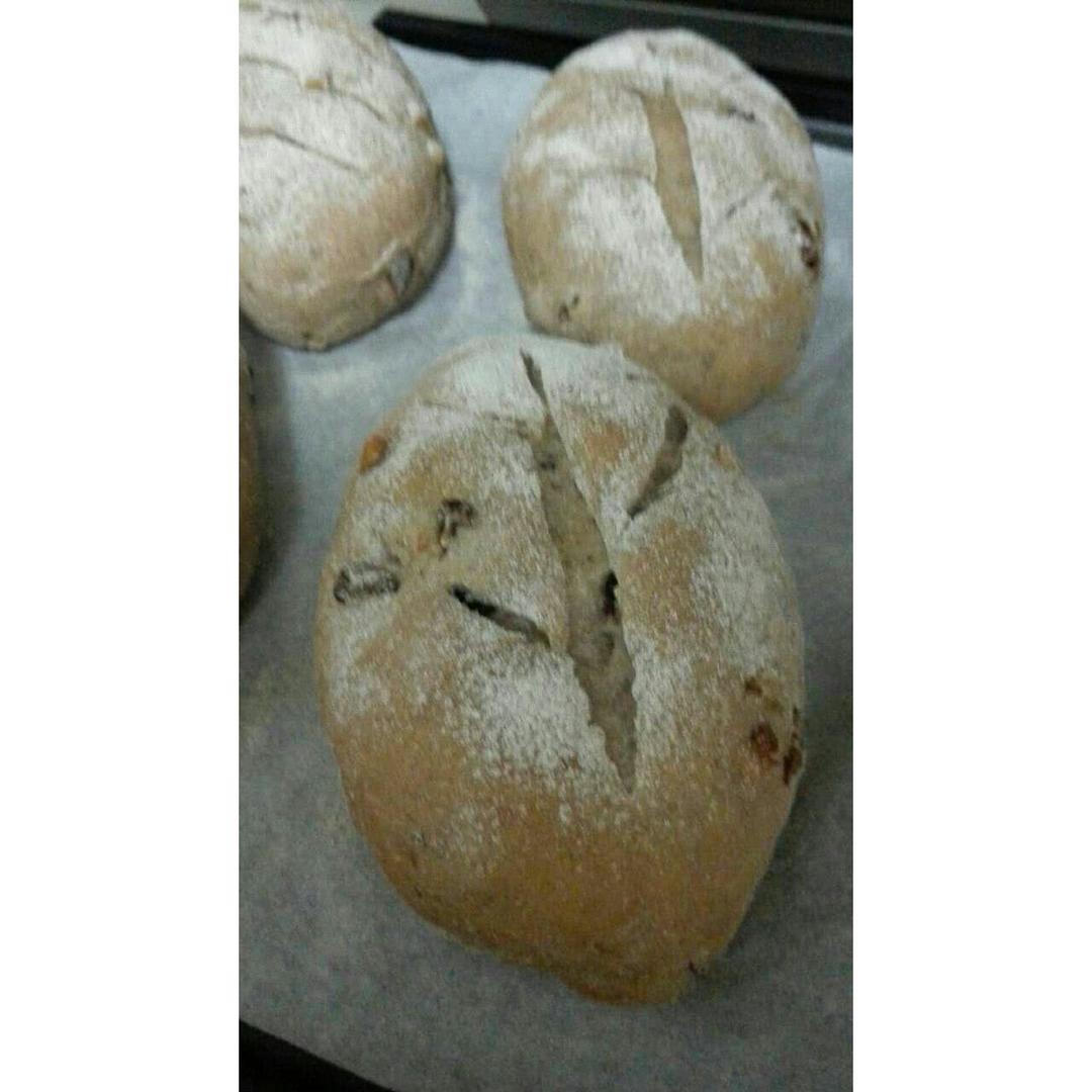 无油无糖全麦果干面包