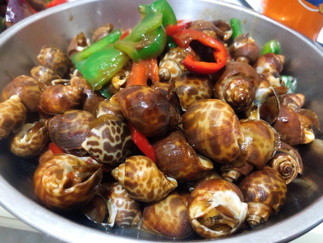 辣酒煮花螺
