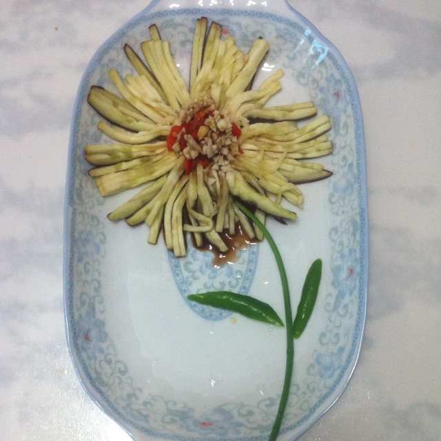 菊花茄子
