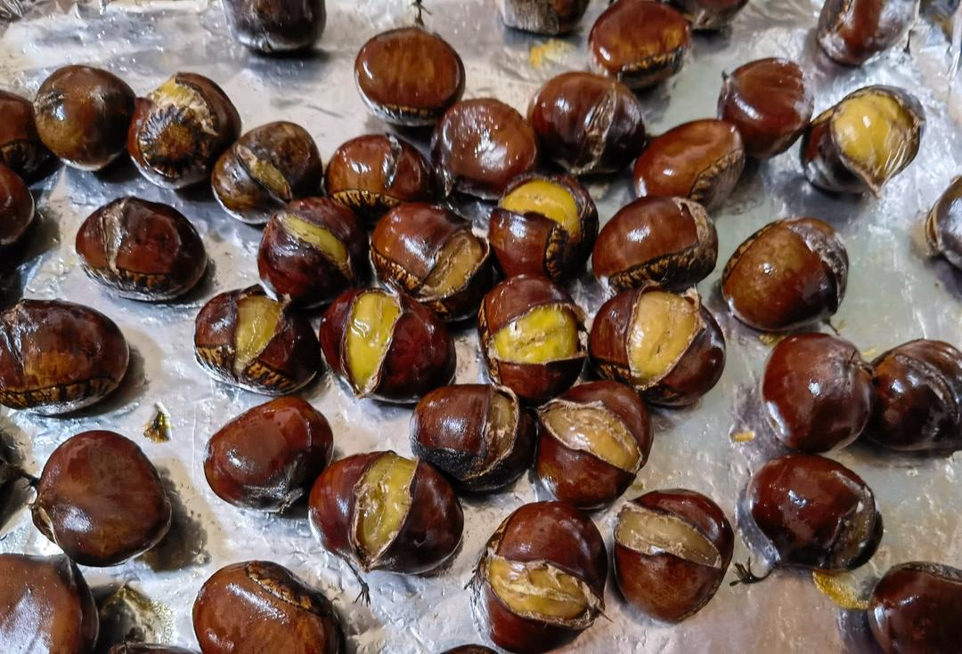 ‼️香甜软糯‼️轻松好剥㊙️烤箱版糖炒栗子