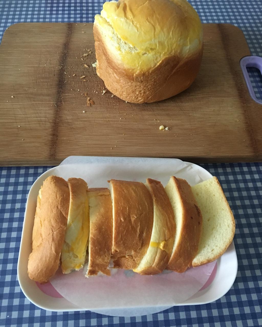 超级好吃的原味面包（面包机版）