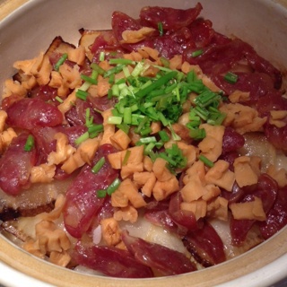 香肠煲仔饭