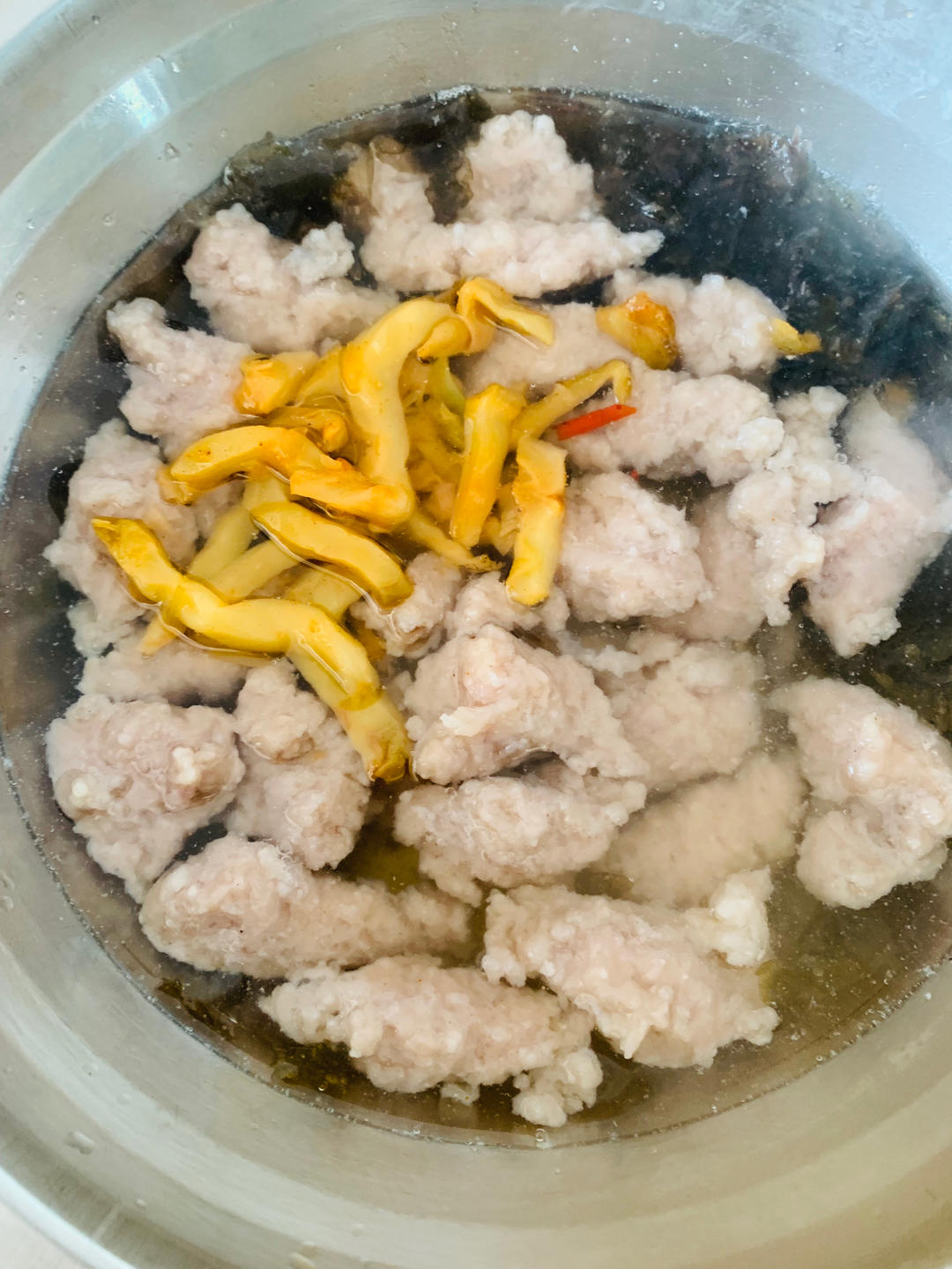 温州瘦肉丸，自制无添加剂快手做的猪肉羹