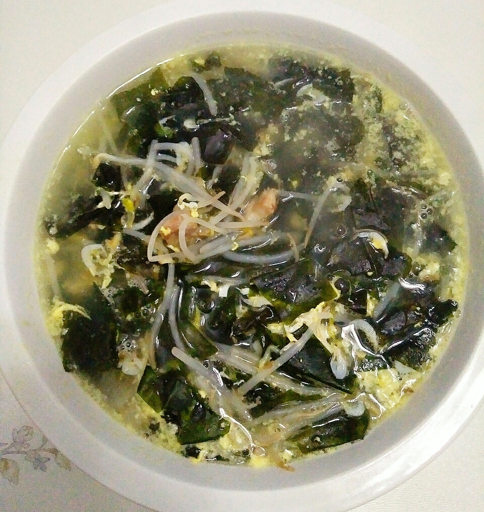 海带豆芽汤的做法 步骤4